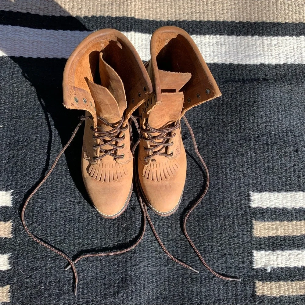 DD Tuff Kiltie Lace Up Boots - Picture 6 of 14